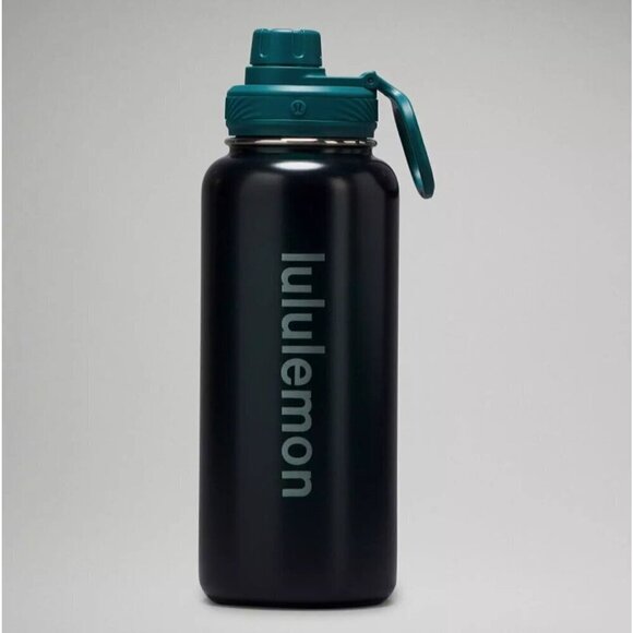 NWT Lululemon Back to Life Sport Bottle 32oz - Storm Teal - Picture 1 of 5